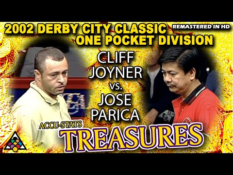 CLIFF JOYNER vs JOSE PARICA - 2002 Derby City Classic One Pocket Division