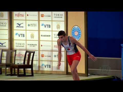 PESO Vasco (POR) M - 2019 Trampoline Worlds, Tokyo (JPN) - Qualification Tumbling R2
