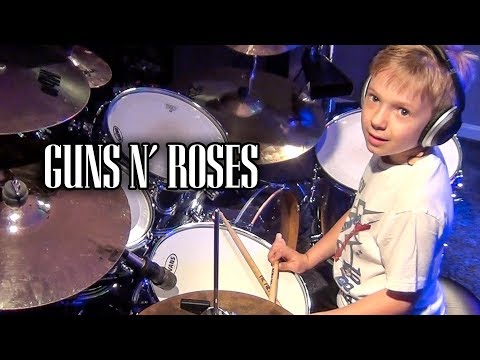 Paradise City (6 year old Drummer) Guns N Roses