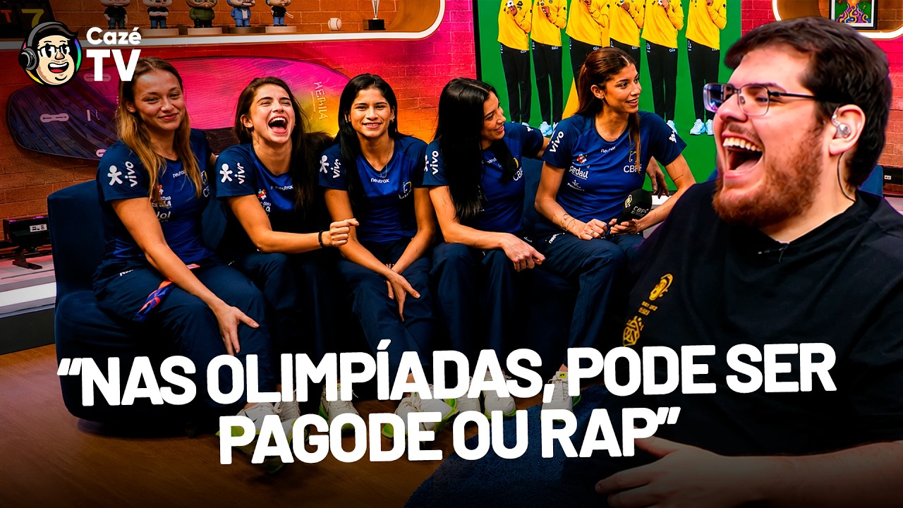 É OURO DO BRASIL! CASIMIRO ENTREVISTA A EQUIPE BRASILEIRA CAMPEÃ MUNDIAL DE GINÁSTICA RÍTMICA