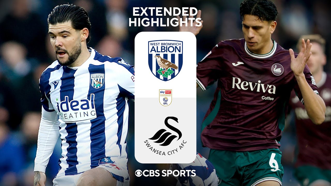 West Bromwich Albion vs. Swansea City: Extended Highlights | EFL Championship | CBS Sports Golazo