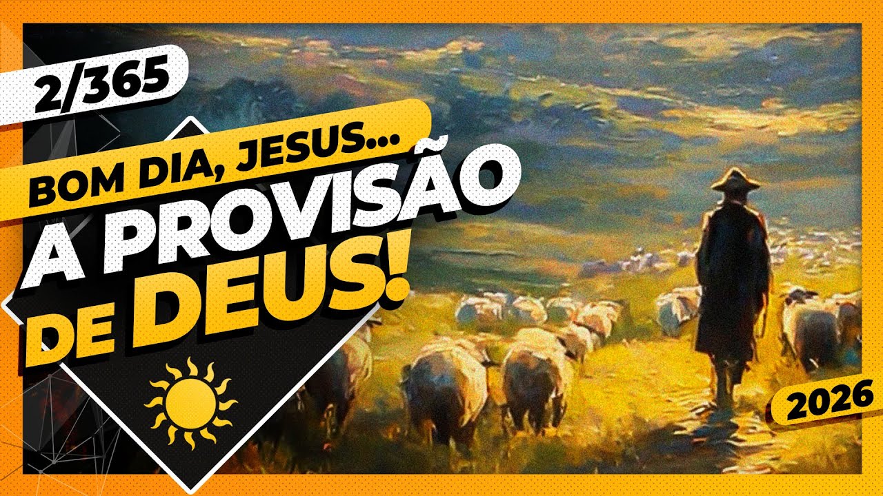 BOM DIA, JESUS - A PROVISÃO DE DEUS! 02/365