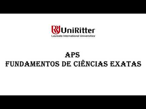 APS - Fundamentos de Ciências Exatas