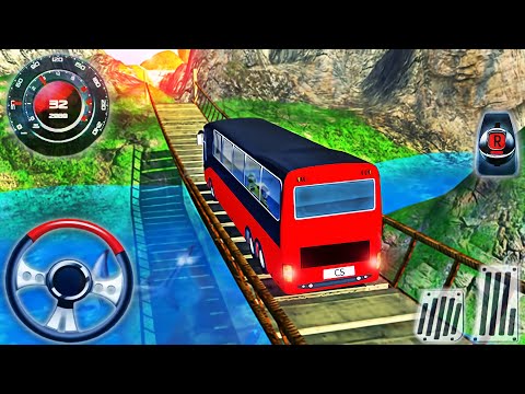Offroad Bus Drive 3D Simulator - Real Uphill Bus Driving - Android GamePlay