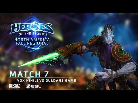 HotS - Vox Nihili vs Guldans Game - NA Fall Regional #1 - Match 7 | Group B | Upper Bracket