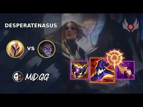 MID.GG: [ DesperateNasus ] Kayle MID vs Sylas | EUW GRANDMASTER | LOL Season 2025