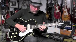 Video thumbnail for 1950s Silvertone Espanada H63 Guitar Demo by Coolpapabear