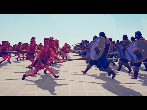 [500x BATTLE] SARISSAS vs VIKINGS - Totally Accurate Battle Simulator