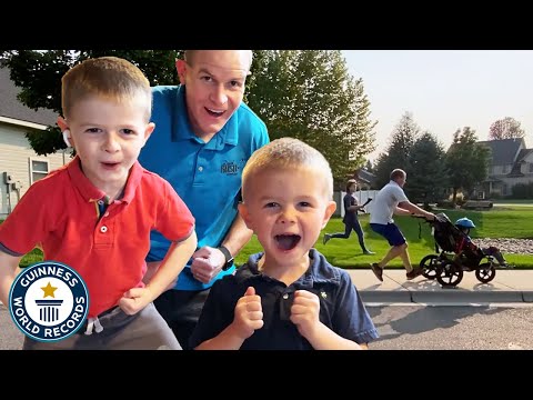 Kids React to their Dad breaking Guinness World Records titles!