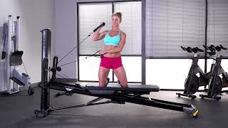 Biceps Curl (Lateral, Two Cables)