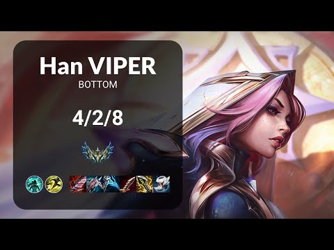 Han Viper Miss Fortune vs Varus BOTTOM - KR CHALLENGER Patch 15.2