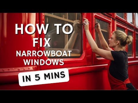 HOW TO Fix Leaky NARROWBOAT Windows