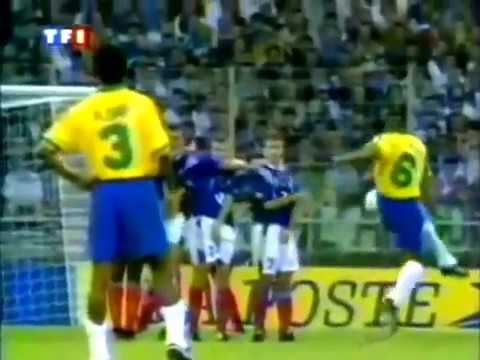 Roberto Carlos | Gol Brasil - Francia | TresCuatroTres