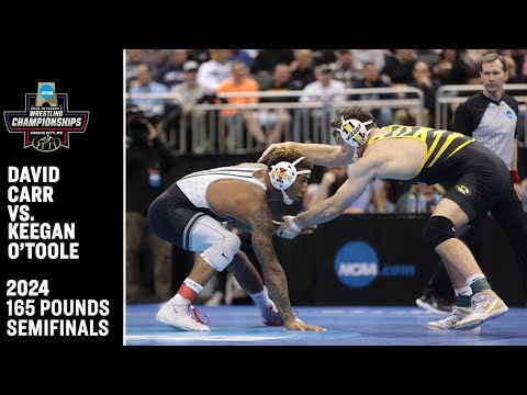 Keegan O'Toole v. David Carr:  2024 NCAA wrestling semifinal (165 pounds)