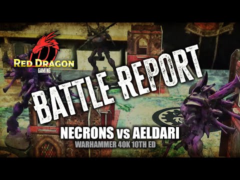 Batrep Necron Vs Aeldari   Sins Of The Past Warhammer 40k battle report
