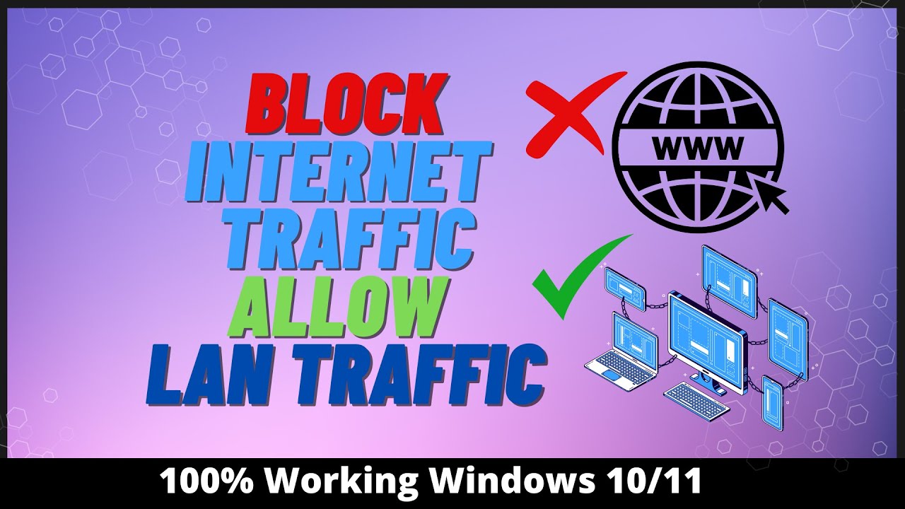 Disable Internet Connection Without Disabling The LAN Network