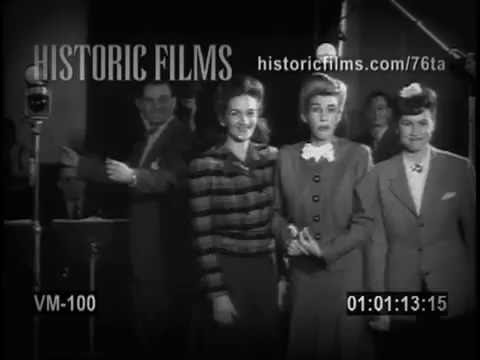 The Andrews Sisters - Boogie Woogie Bugle Boy (V-Disc - 1944)