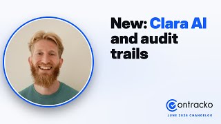 Contracko Changelog June 2026: Clara AI and contract audit trails