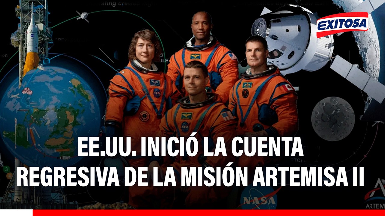 🔴🔵 EE.UU:: Cuenta regresiva para retorno a la luna luego de 54 años con la misión Artemisa II