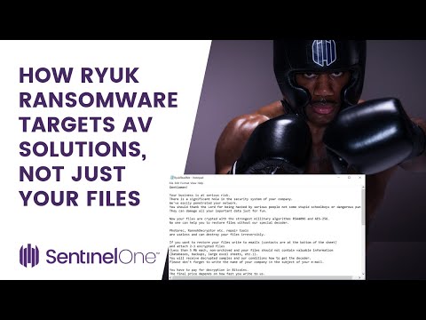 How Ryuk Ransomware Targets AV Solutions, Not Just Your Files