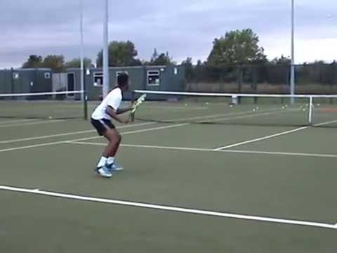 Alexandros Stergiopoulos Tennis training 14 yrs old
