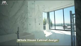Whole house cabinet design