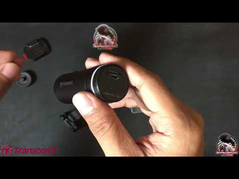 TRANSCEND DP20 DASH CAMERA UNBOXING