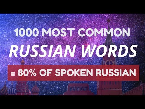 1000 most common Russian words with pronunciation, translation and stress marks 💯