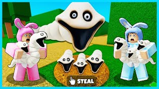 Download lagu MIPAN & ZUZUZU Mencuri Bayi Dari Cacing Monster! Hungry WORM! ROBLOX mp3