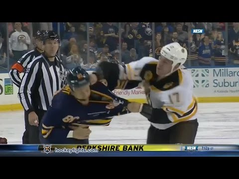 Milan Lucic vs Chris Stewart Oct 30, 2014