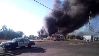 preview picture of video 'Huge Fire/Explosion in Brentwood, CA 07-19-2009 (CODE 3 Response) Part 2'