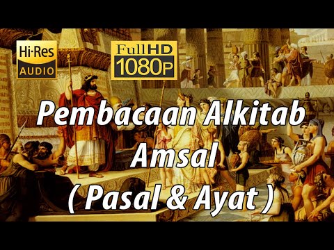 Alkitab Suara -  Amsal  Full HD, pasal & ayat
