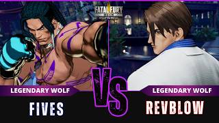 FF:CotW 🐺 FIVES (Rick Strowd) vs REVBLOW (Kim Kaphwan)⭐Replay Match - FATAL FURY: CotW - 10/26