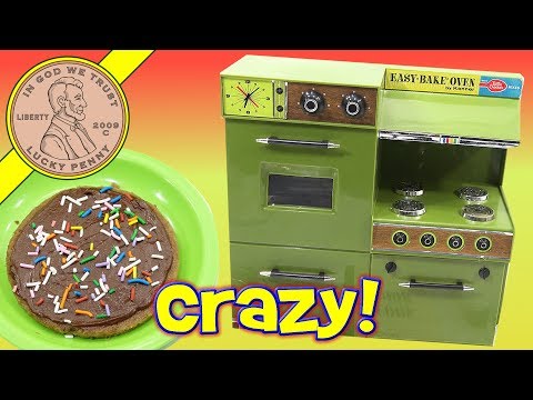 Easy Bake Crazy Cake! Baked In A 1969 Kenner Easy Bake...