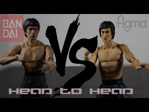 Head to Head Figma Bruce Lee Vs. Ban Dai S.H. Figuarts Bruce Lee