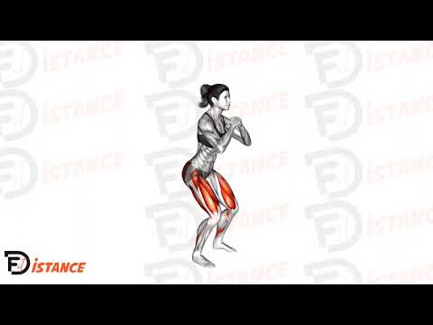 Squat pulse avec kickback - Exercice Squat pulse avec kickback en vidéo