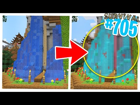 MODIFICO la CASCATA DOPO 7 ANNI!! - Minecraft ITA SURVIVAL #705