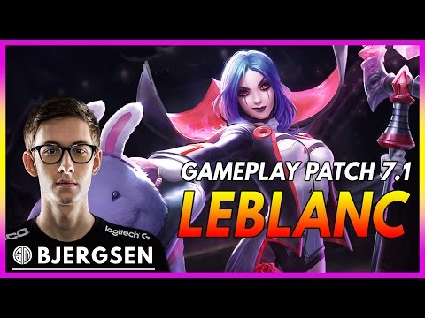 375. Bjergsen Leblanc vs Katarina Mid - January 19th, 2017 - Season 7 Patch 7.1
