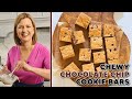 Anna Olson Teaches You How To Make CHOCOLATE CHIP COOKIE BARS