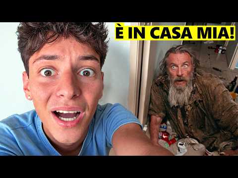 Scopro un SENZATETTO che VIVE nascosto in casa mia..