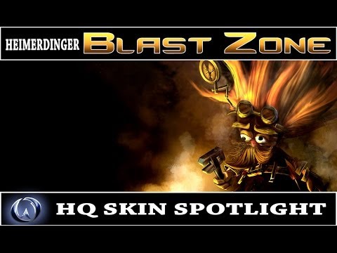 League of Legends: Blast Zone Heimerdinger (HQ Skin Spotlight) [2013 Rework]