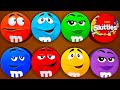 Satisfying Video Mesmerizing Unpacking Radiant Skittles Sweet M M S Candy From Glossy Tins ASMR