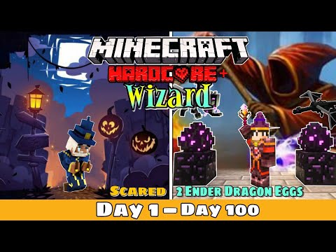 I Survived 100 Days As A WIZARD In Magical World Of Minecraft Hardcore...Hindi Final Part