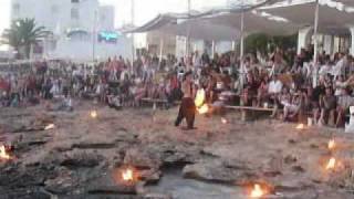 Playing with Fire Outside Cafe Del Mar C