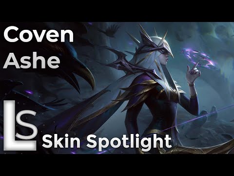 Coven Ashe - Skin Spotlight - Coven Collection - League of Legends