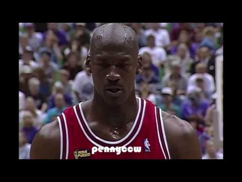 Michael Jordan last 3 minutes in his FINAL BULLS GAME vs Jazz 1998