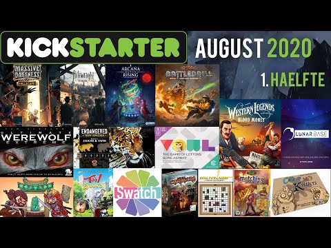 Brettspiele auf Kickstarter im August 2020 (1. Hälfte) - Kickstartervorschau -