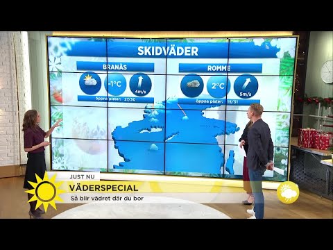 Skidsugen? Här hittar du de största snömängderna - Nyhetsmorgon (TV4)