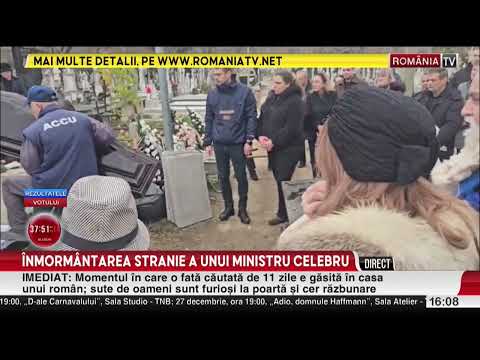 Scene ciudate la înmormantarea fostului ministru al Justitiei, Rodica Stănoiu