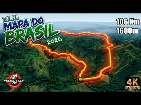 MAPA DO BRASIL 2026 🚵‍♂️ | 107 km, 1.600m de Altimetria – Um Desafio Insano!